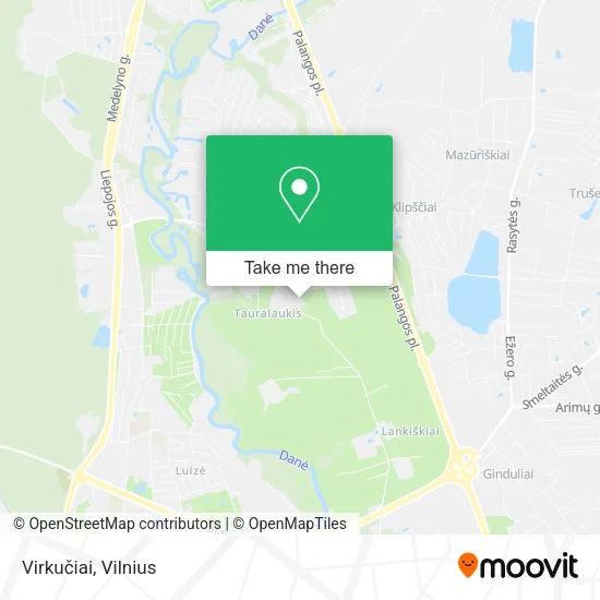 Карта Virkučiai