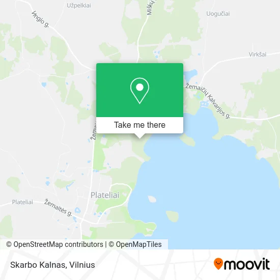 Карта Skarbo Kalnas