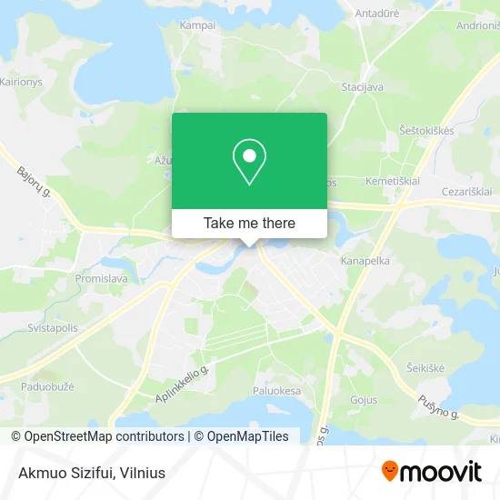 Карта Akmuo Sizifui