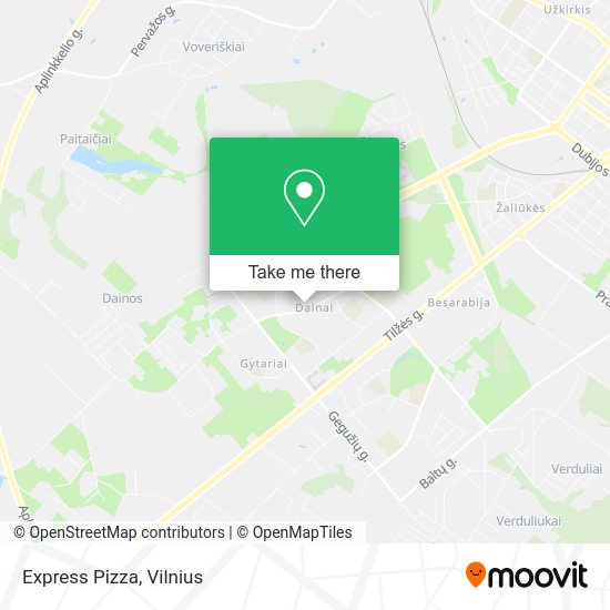 Карта Express Pizza