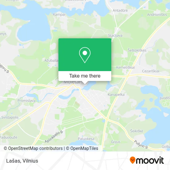 Lašas map