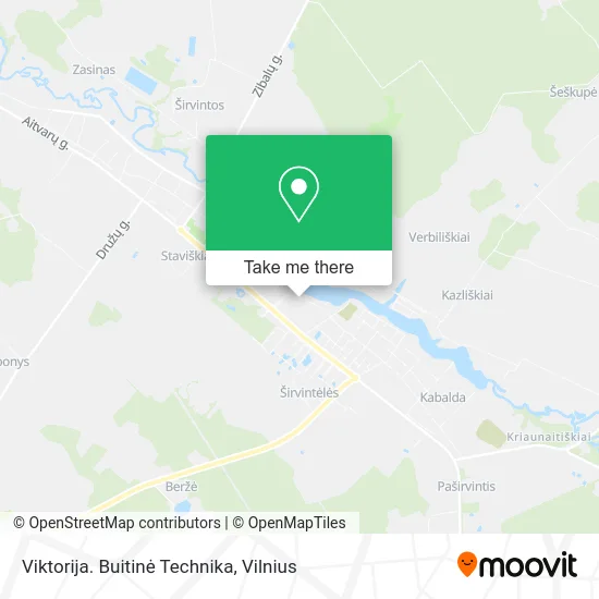 Карта Viktorija. Buitinė Technika