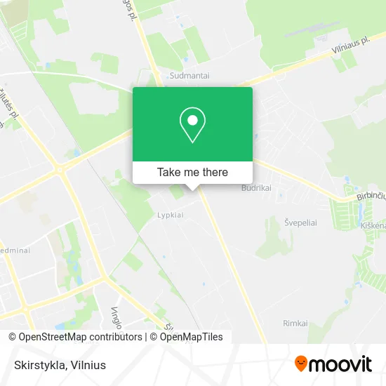 Карта Skirstykla