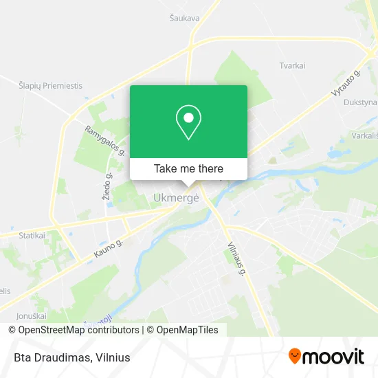 Карта Bta Draudimas