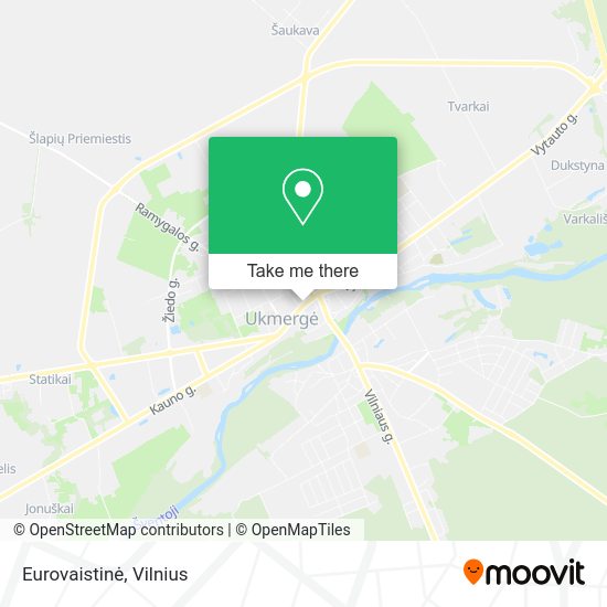 Карта Eurovaistinė