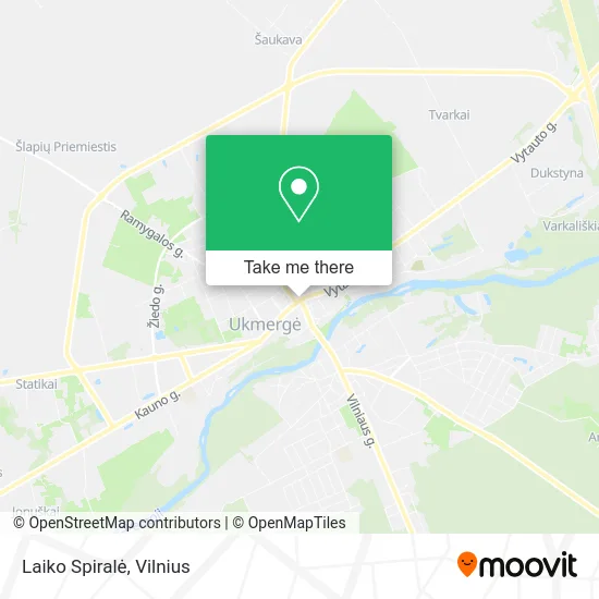 Карта Laiko Spiralė