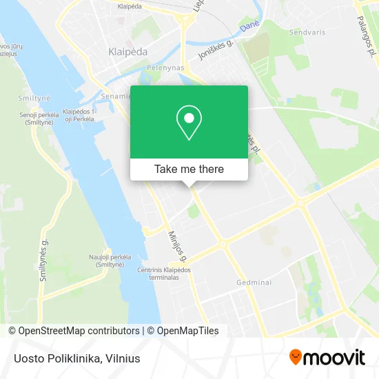 Карта Uosto Poliklinika