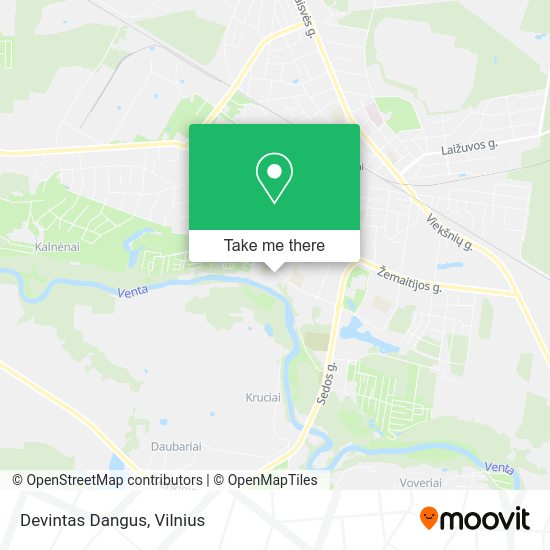 Карта Devintas Dangus