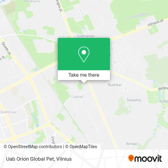 Uab Orion Global Pet map