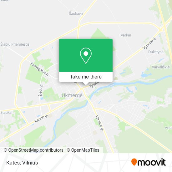 Карта Katės