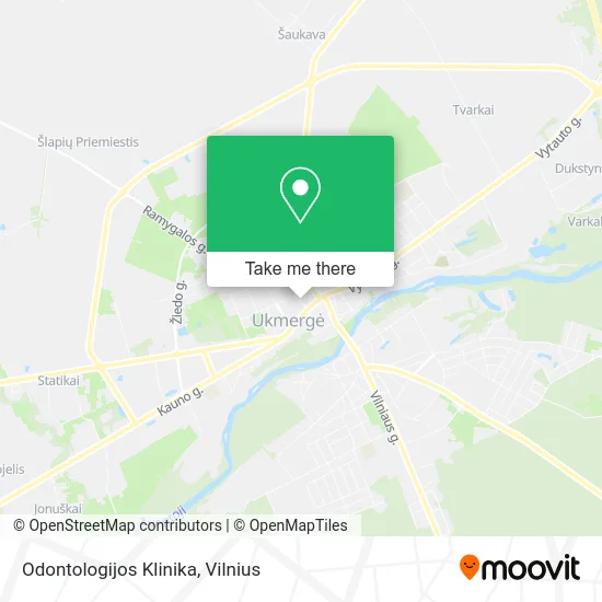Карта Odontologijos Klinika