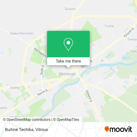 Карта Buitinė Techika
