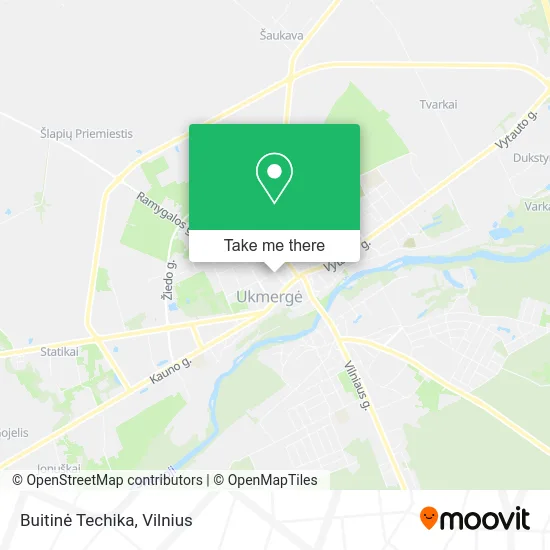 Карта Buitinė Techika