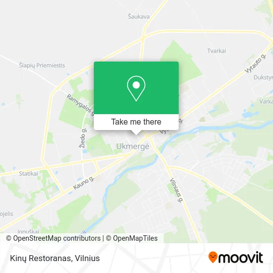 Карта Kinų Restoranas