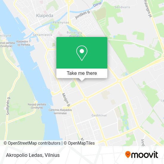 Карта Akropolio Ledas
