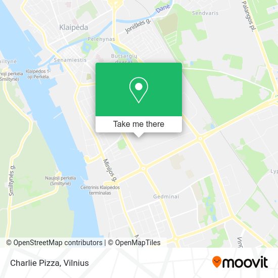Карта Charlie Pizza