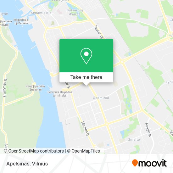 Карта Apelsinas