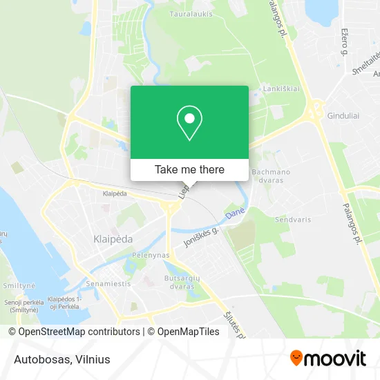 Карта Autobosas