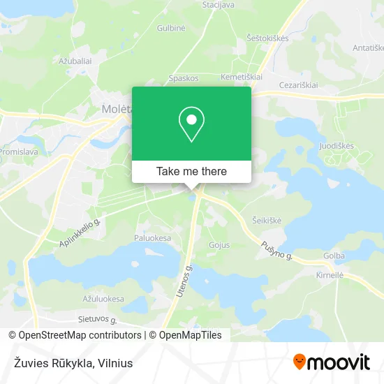 Карта Žuvies Rūkykla