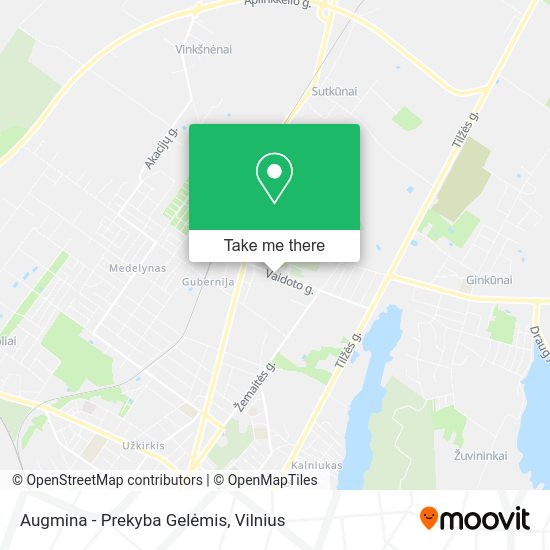 Augmina - Prekyba Gelėmis map