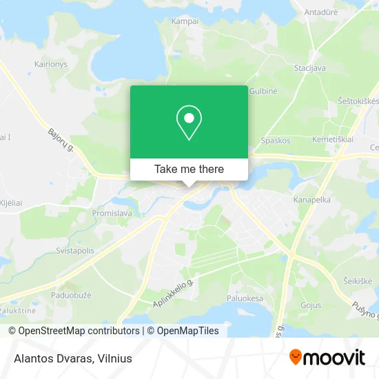 Карта Alantos Dvaras