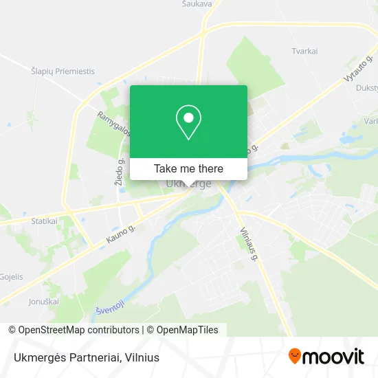 Карта Ukmergės Partneriai