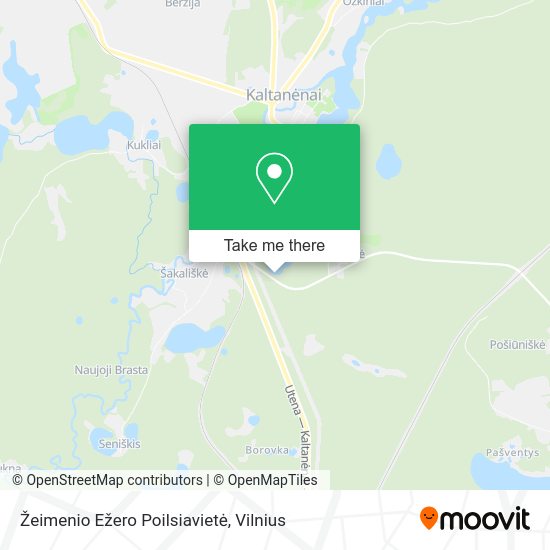 Карта Žeimenio Ežero Poilsiavietė