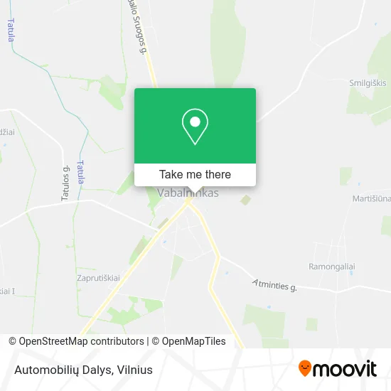 Карта Automobilių Dalys