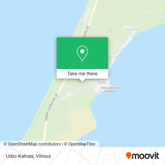 Карта Urbo Kalnas