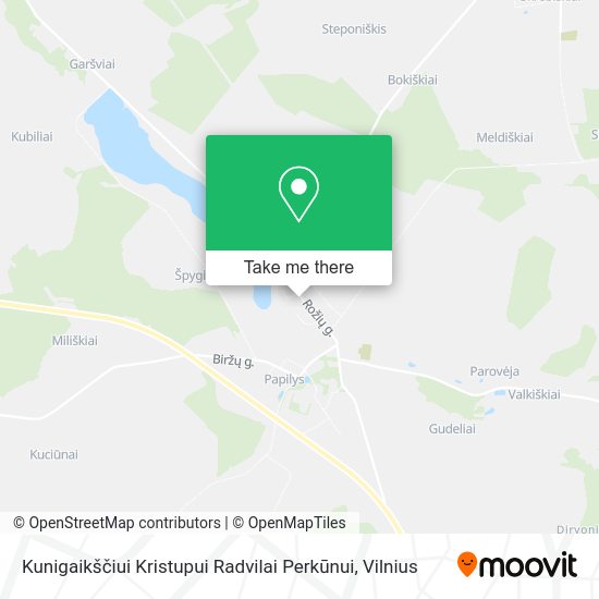 Карта Kunigaikščiui Kristupui Radvilai Perkūnui