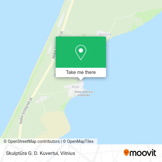 Карта Skulptūra G. D. Kuvertui