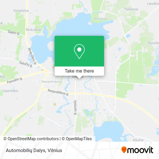 Карта Automobilių Dalys