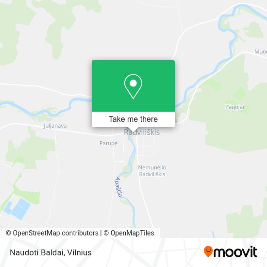 Карта Naudoti Baldai