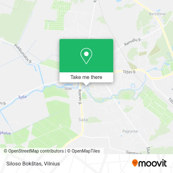 Карта Siloso Bokštas