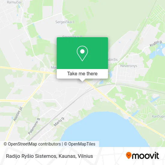 Карта Radijo Ryšio Sistemos, Kaunas