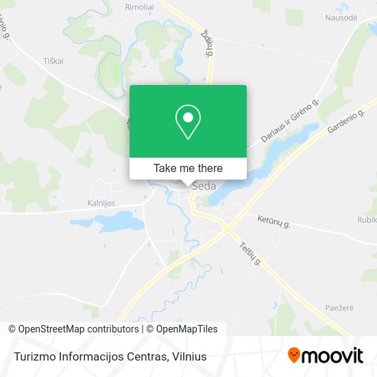 Карта Turizmo Informacijos Centras