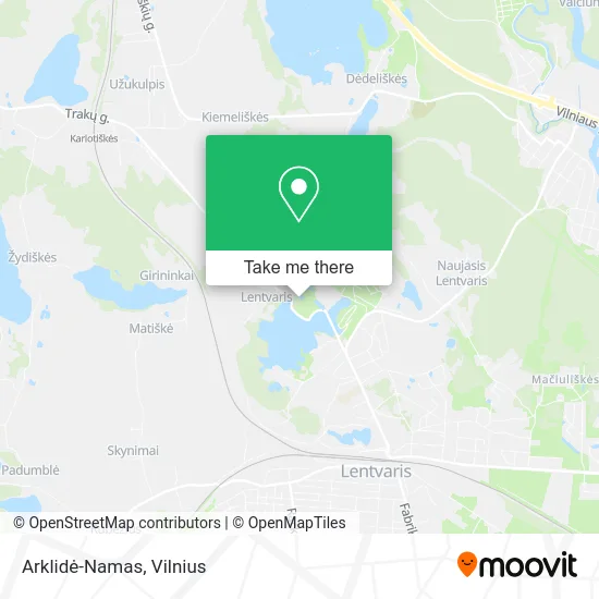 Карта Arklidė-Namas