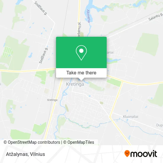 Карта Atžalynas