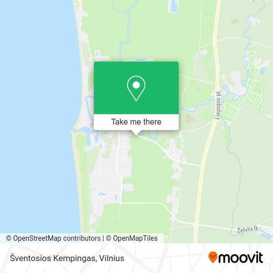 Карта Šventosios Kempingas