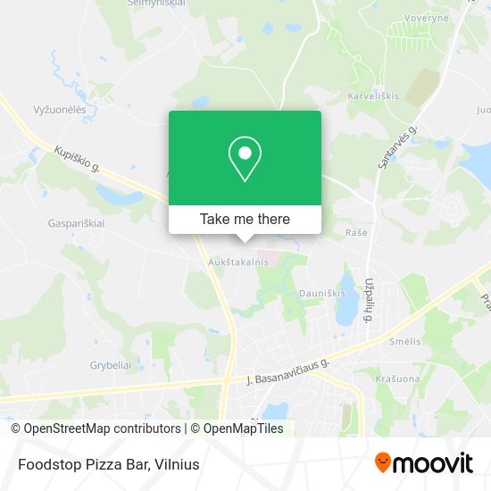 Карта Foodstop Pizza Bar