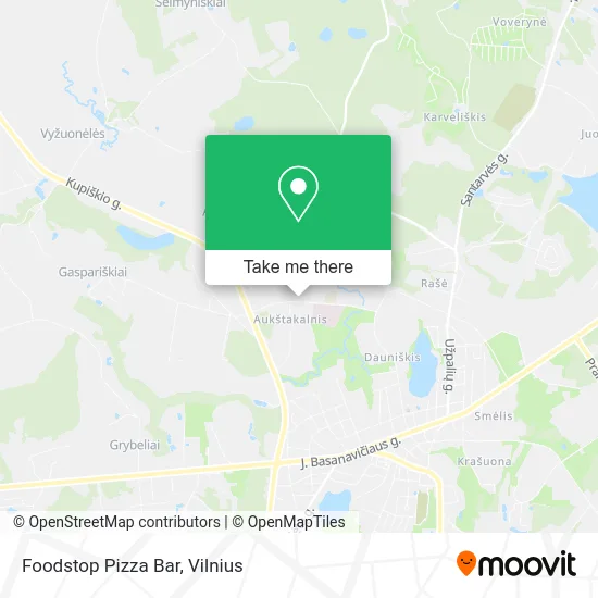 Карта Foodstop Pizza Bar