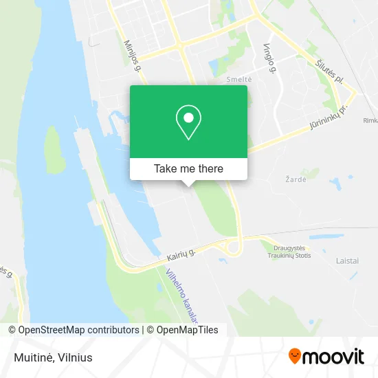 Карта Muitinė