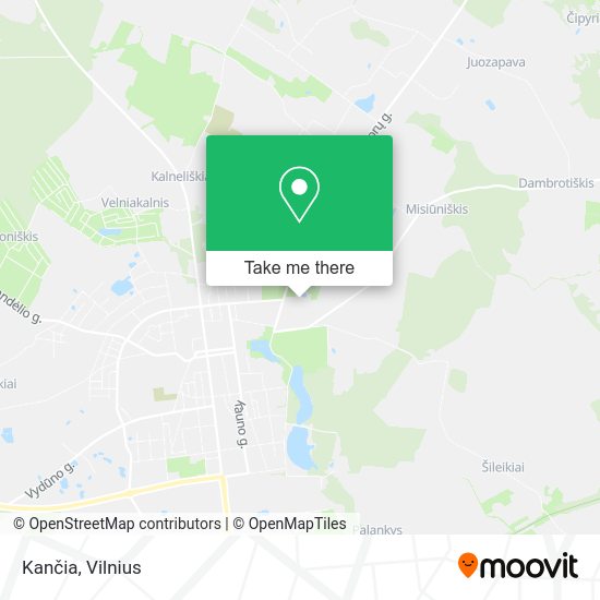 Карта Kančia