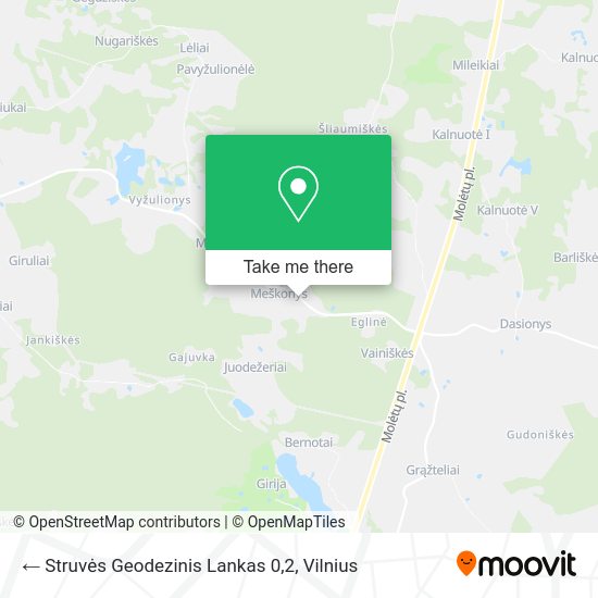Карта ← Struvės Geodezinis Lankas 0,2