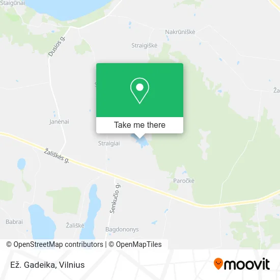 Карта Ež. Gadeika