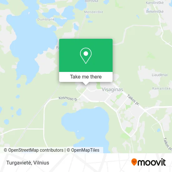 Карта Turgavietė