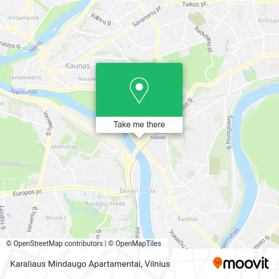 Карта Karaliaus Mindaugo Apartamentai