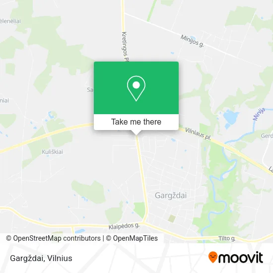 Карта Gargždai