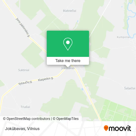 Карта Jokūbavas