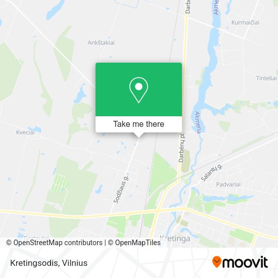 Карта Kretingsodis